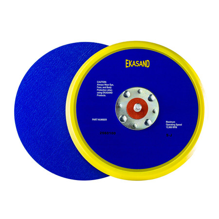 UNEEDA Ekasand Sanding Disc Pad 6 Inch No Hole, Low Profile, 4-Rivet Vinyl Face for PSA P-101776